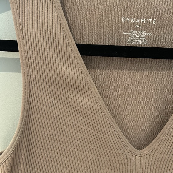 Dynamite Crop top, size Large. Colour tan - Picture 2 of 2